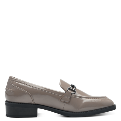 Grijze charme loafers