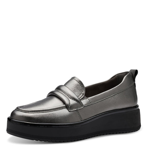 Mocassins Filao Argenté 24703 femmes Tamaris Belgique Nouvelle collection automne/hiver 2023