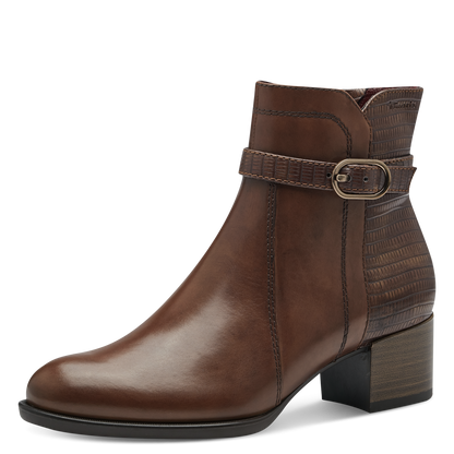 Boots Olivier Bruns 25041 femmes Tamaris Belgique Liège Nouvelle Collection Automne Hiver 2023