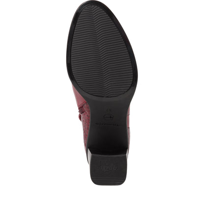 Boots Columbus Rouges