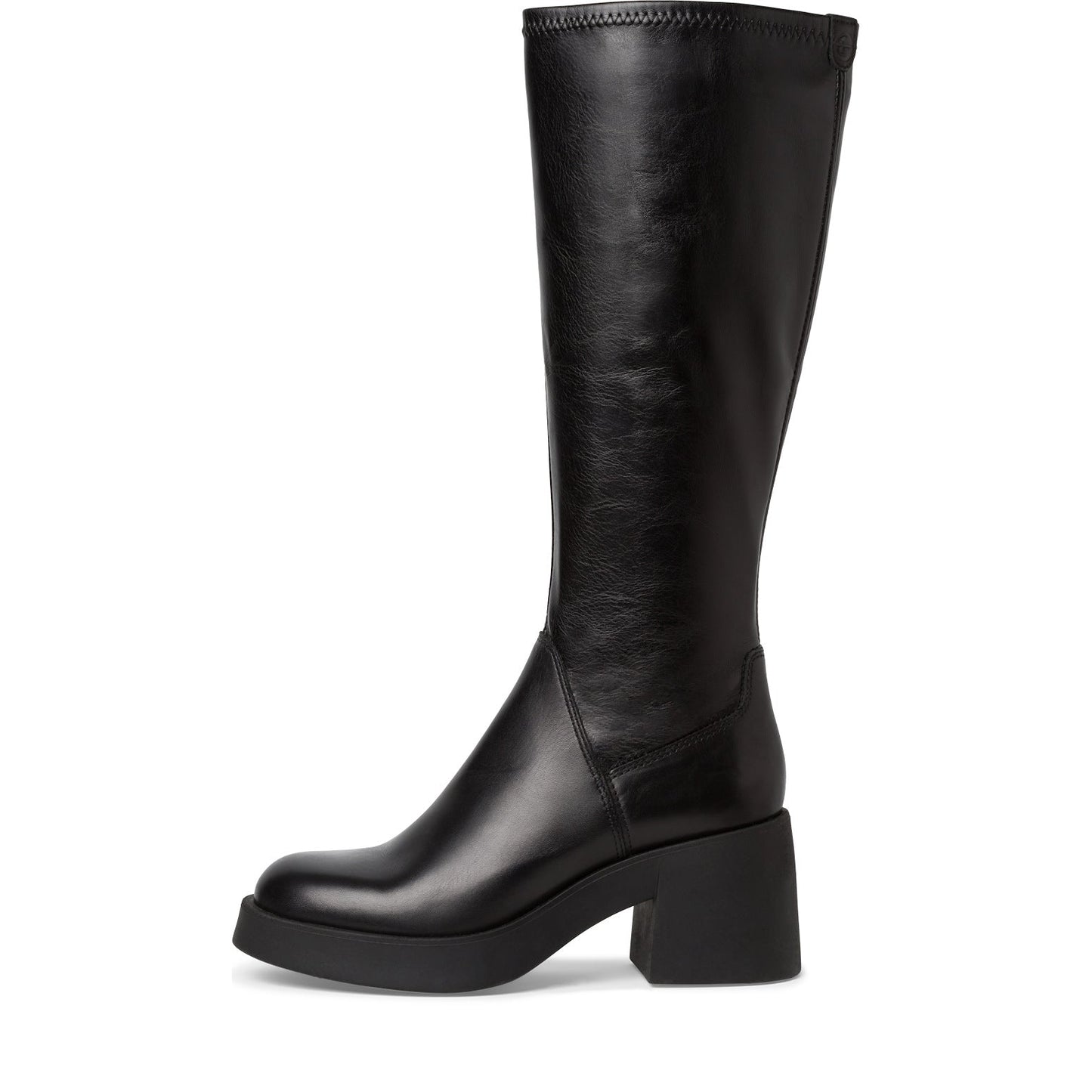 Schwarze Mandarin-Stiefel 