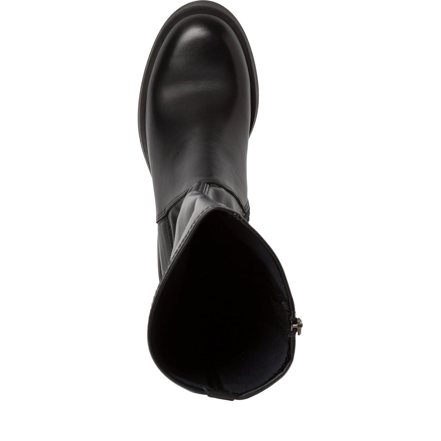 Schwarze Mandarin-Stiefel 