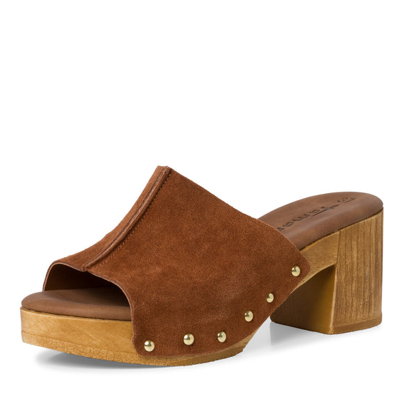 Mules brunes femmes Tamaris Belgique