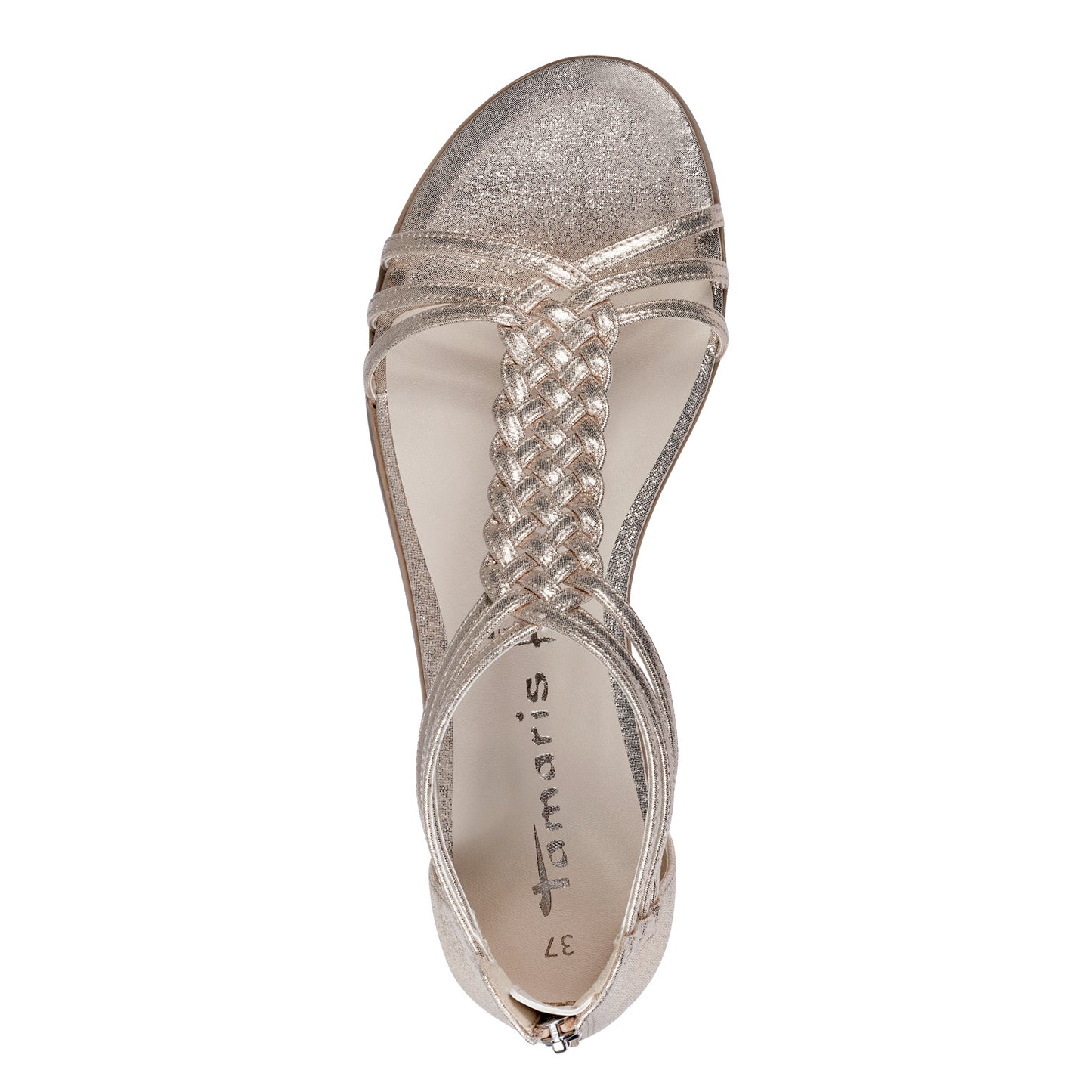 Goldene Oraison-Sandalen