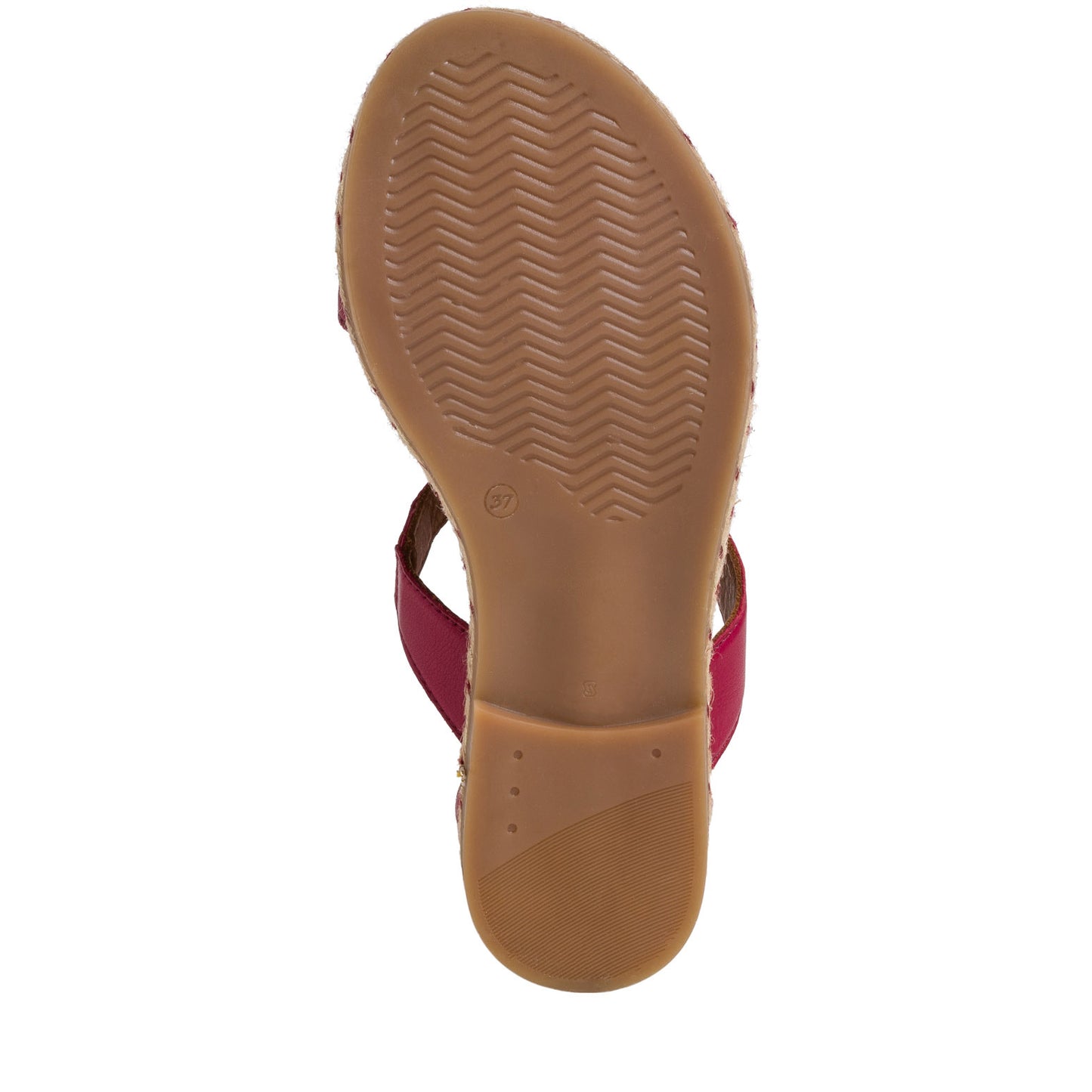 Rote Damast-Sandalen
