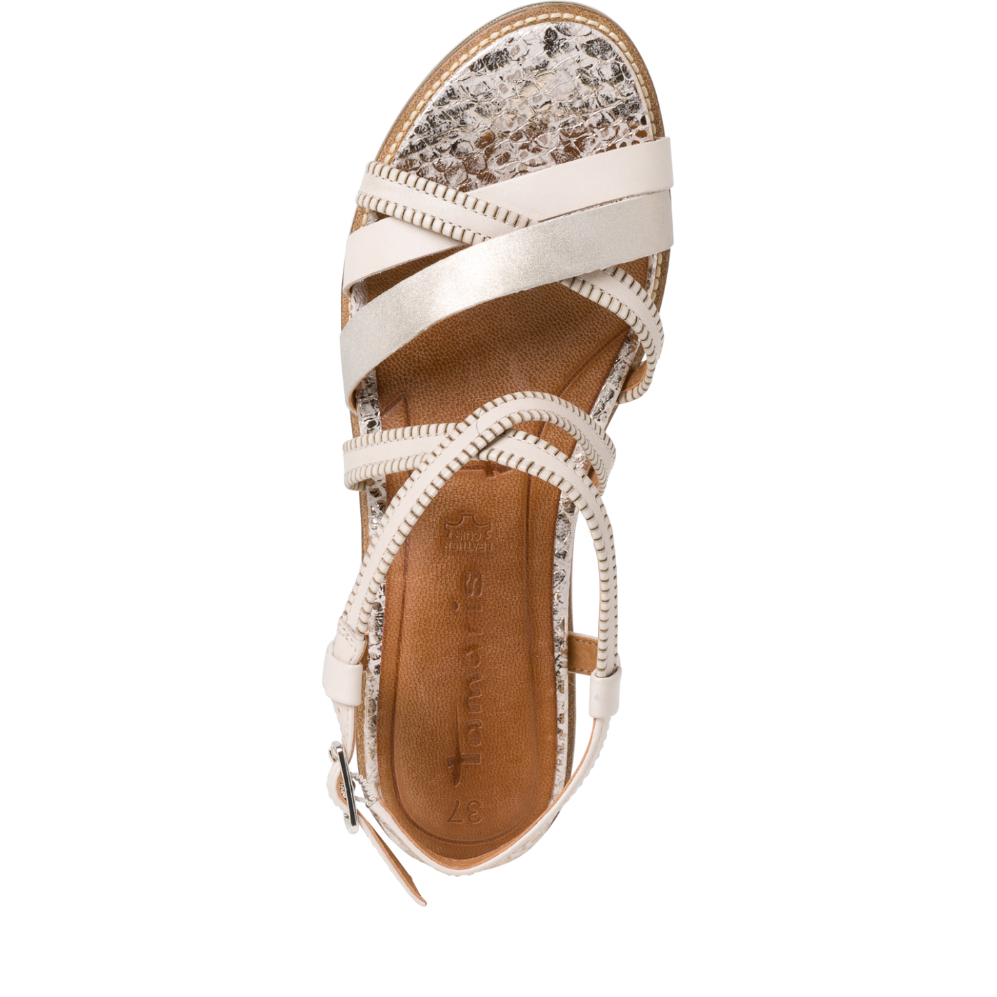 Gecombineerde beige Cairns sandalen