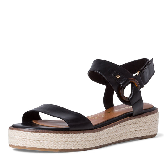 Zwarte Brusselse sandalen