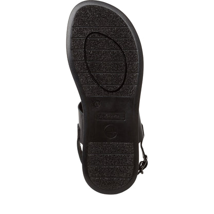 Zwarte Var-sandalen