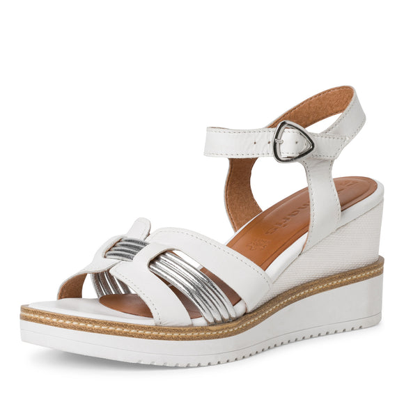 Sandales blanches femmes Tamaris Belgique