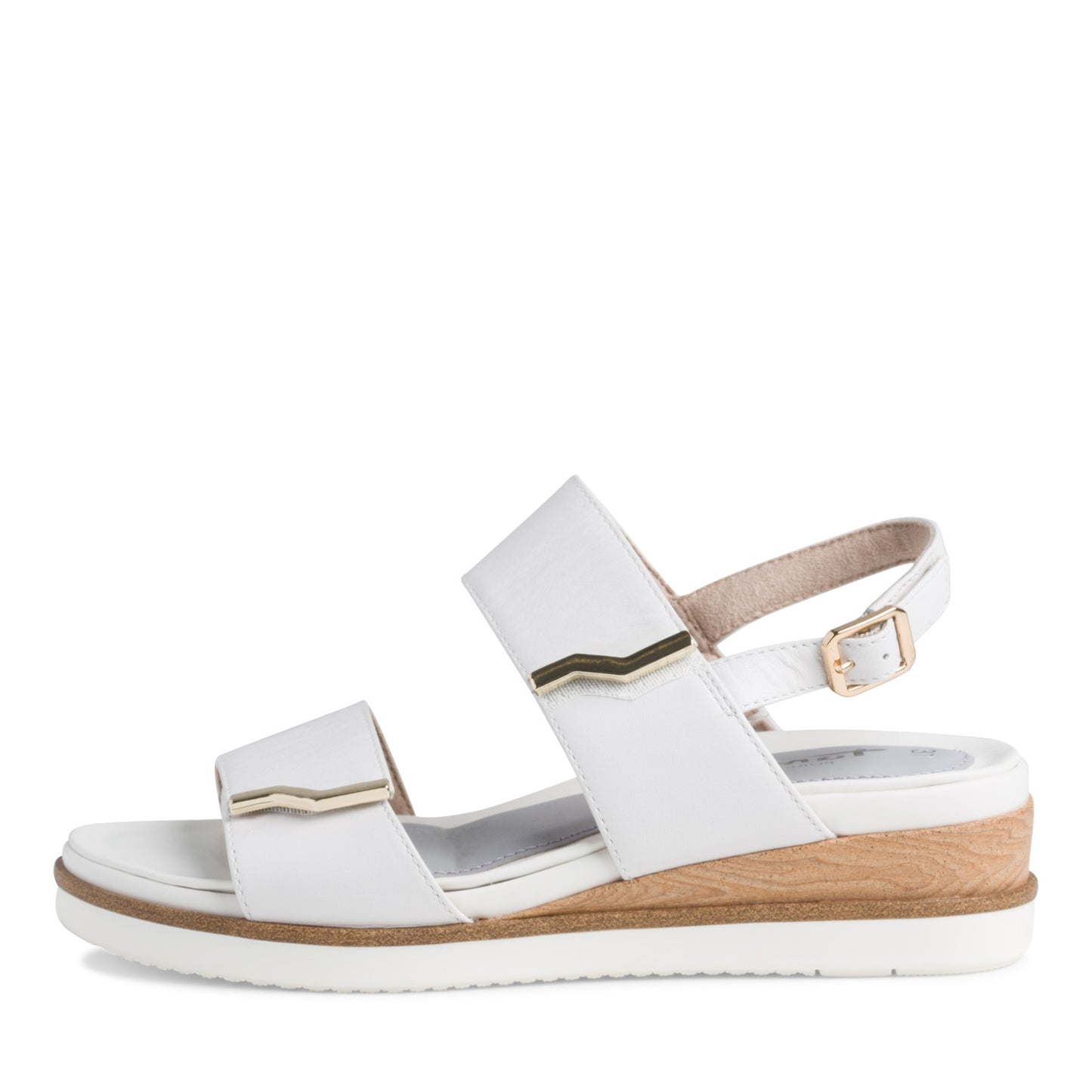 Weiße Londoner Sandalen