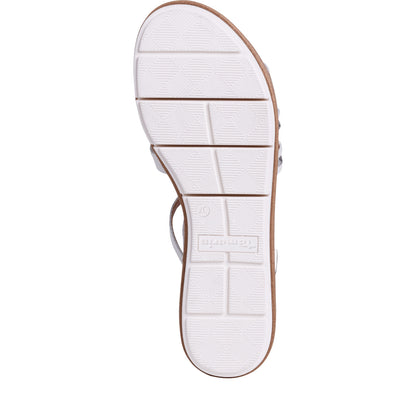 Weiße Rockhampton-Sandalen