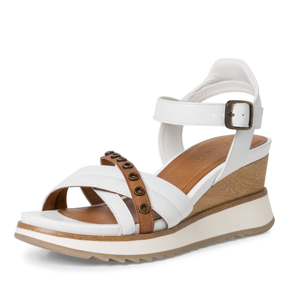 Sandales blanc femmes Tamaris Belgique