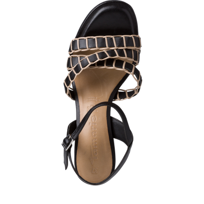 Zwarte Helleborus sandalen
