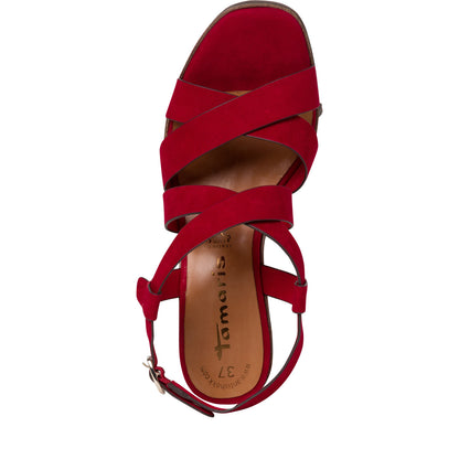 Rote Riyad-Sandalen