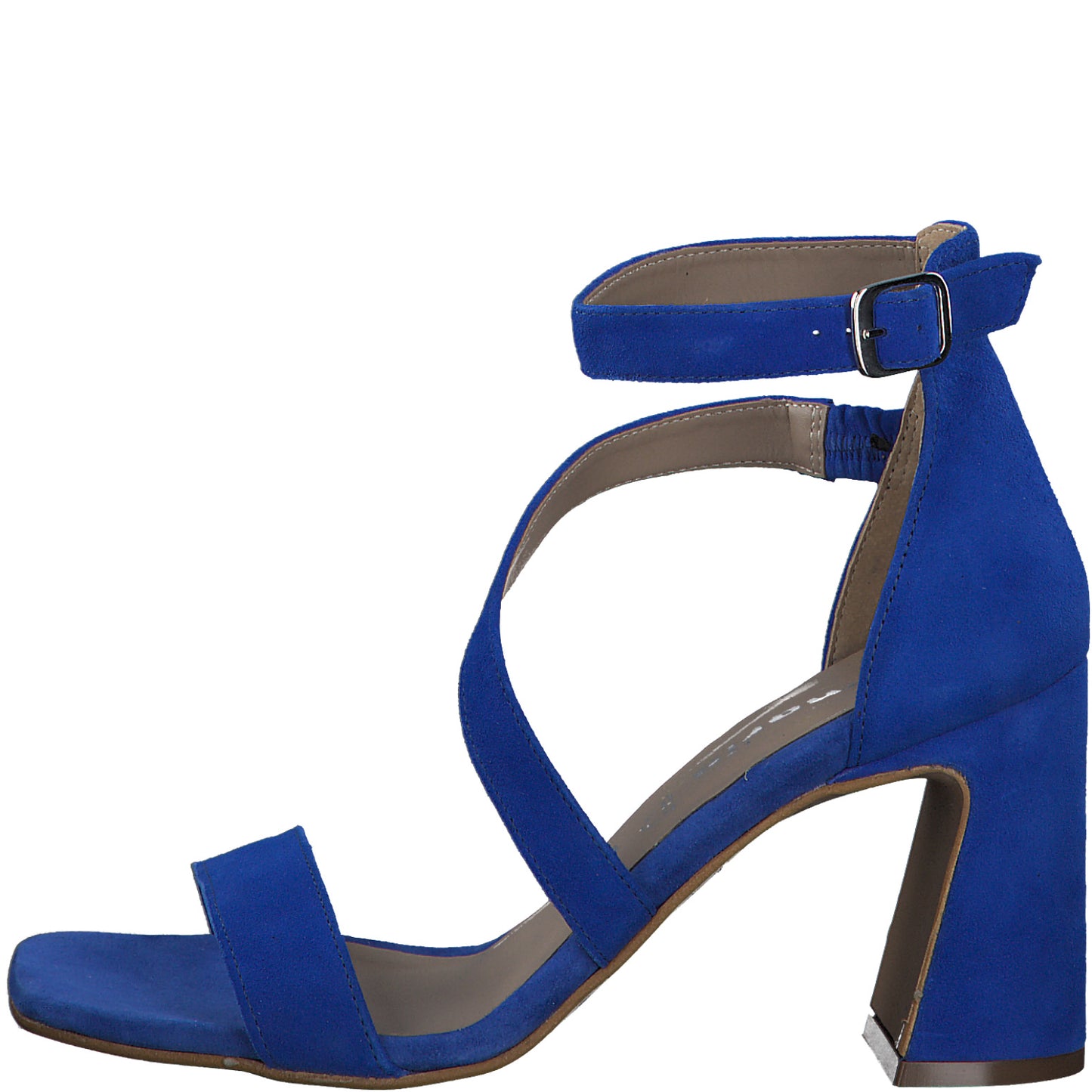 Blauwe Roquefort-sandalen