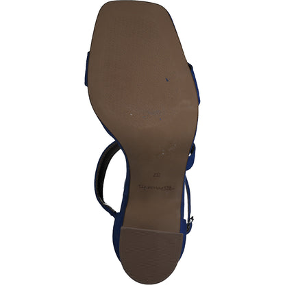 Blauwe Roquefort-sandalen