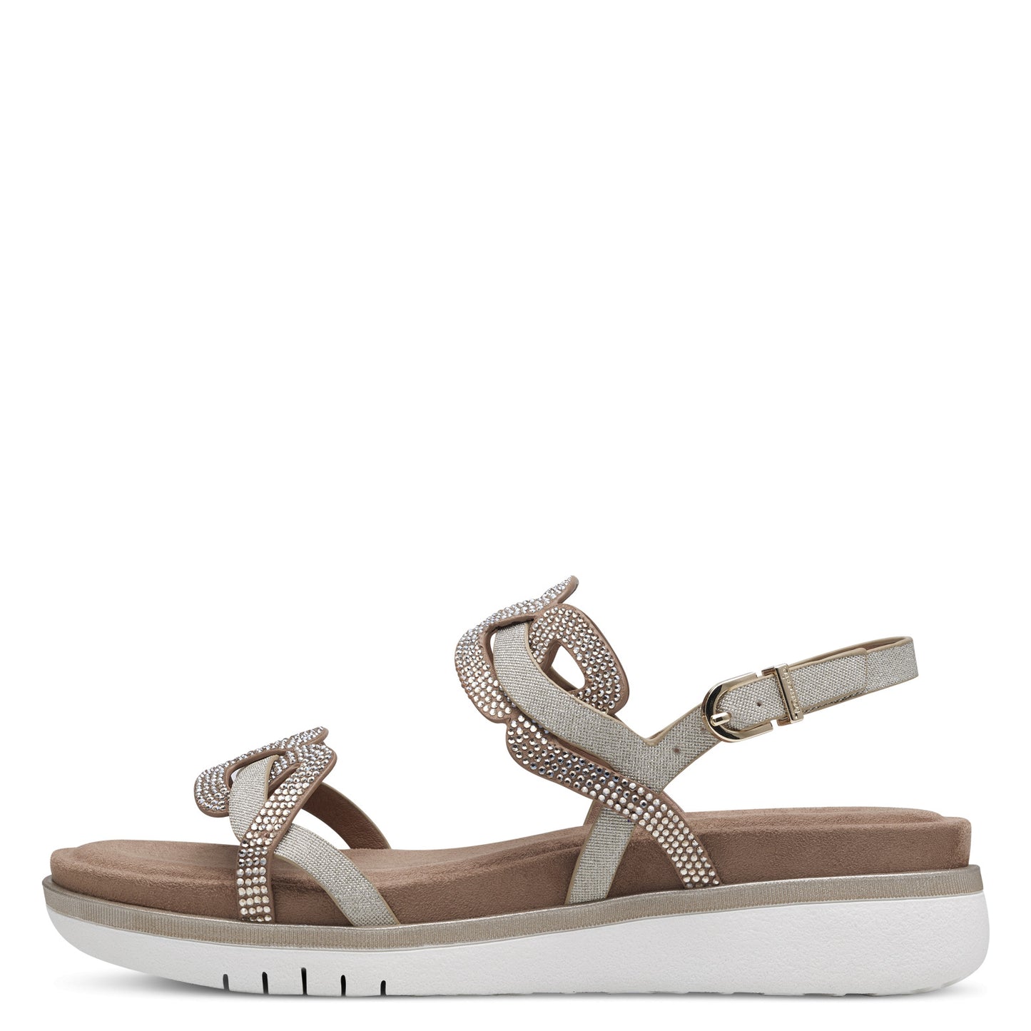Beige mimosa sandalen