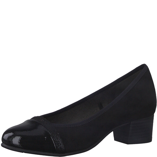 Escarpins 22366 noir Nouvelle collection automne hiver 2024 Marque Jana Chaussures femmes Magasin Jeanmart Grivegnée Ans Namur