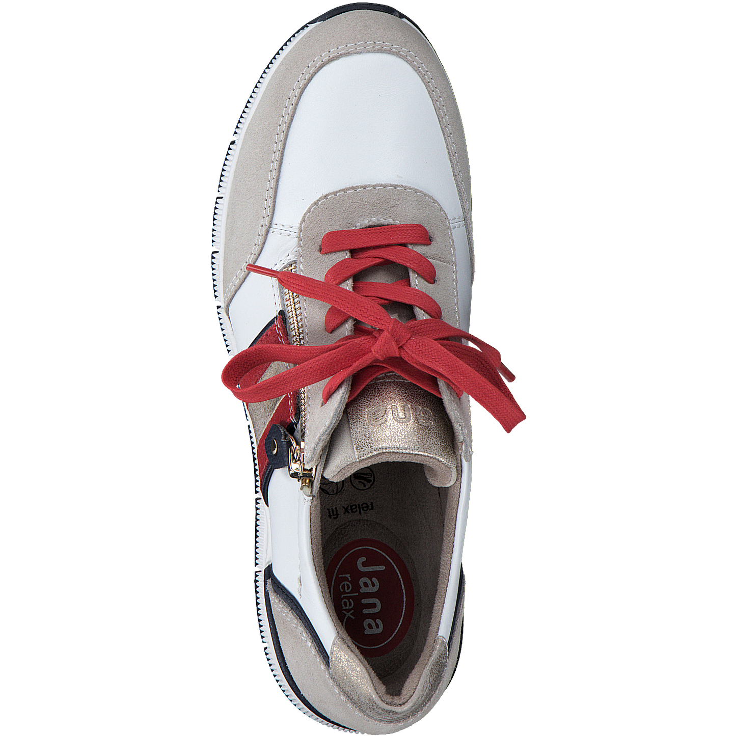 Weiße Salbei-Turnschuhe