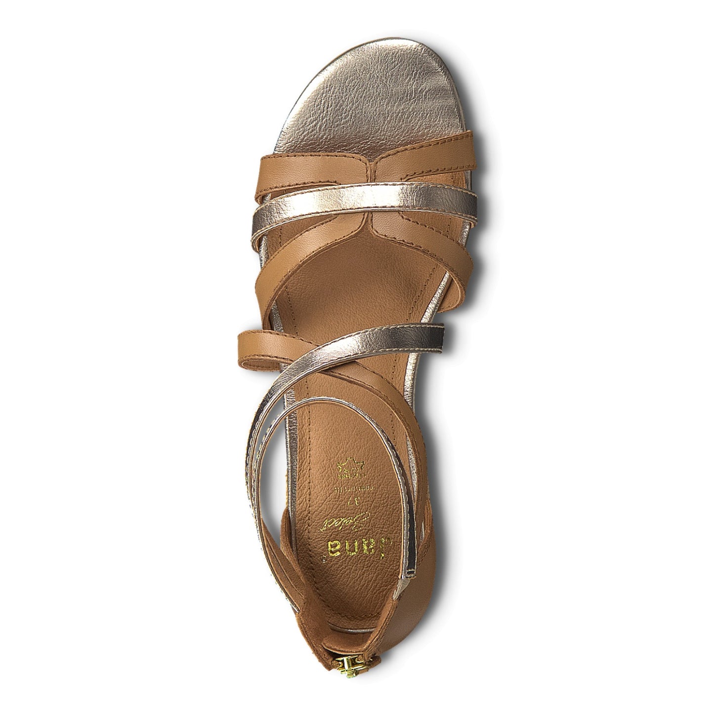 Braune Athener Sandalen