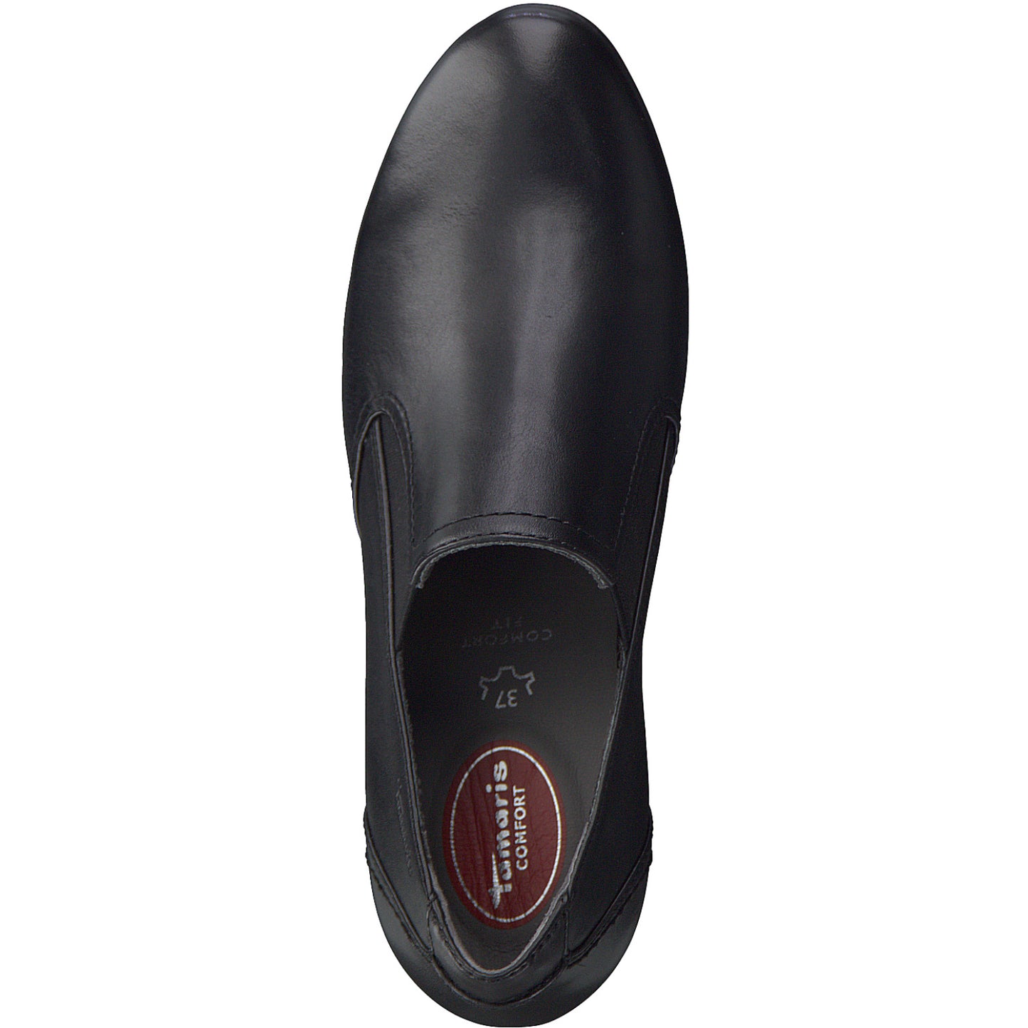 Schwarze Rochester-Loafer