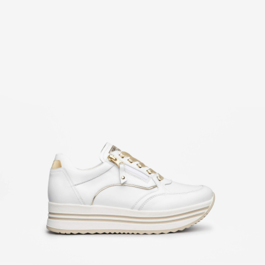 Witte Gaura-sneakers
