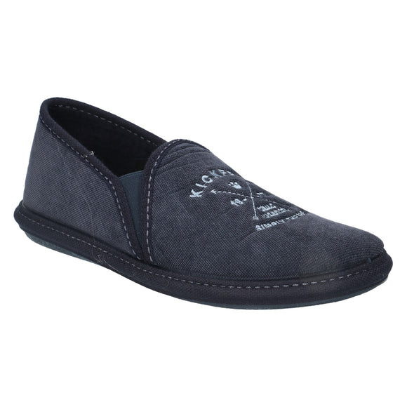 Blauwe Kickers pantoffels