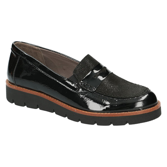 Schwarze Belfast Loafer