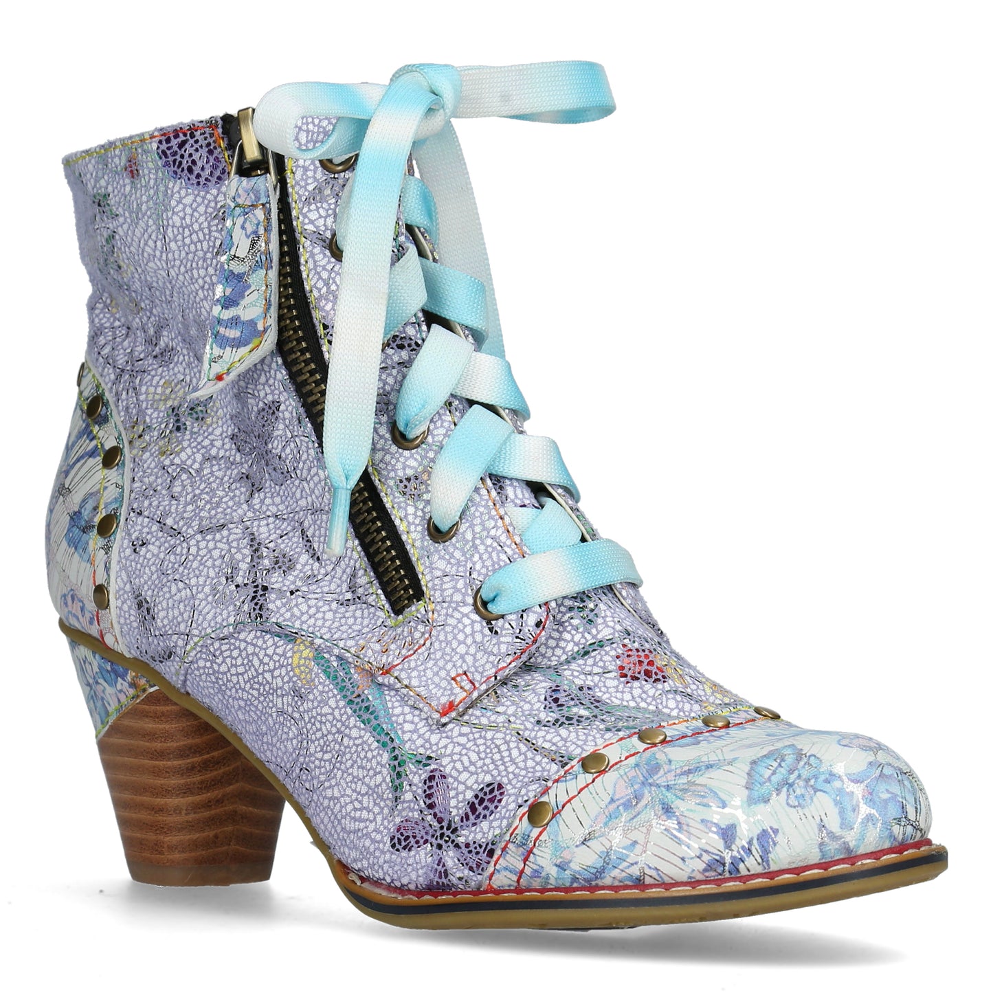 Malvenfarbene Alcbaneo-Stiefel