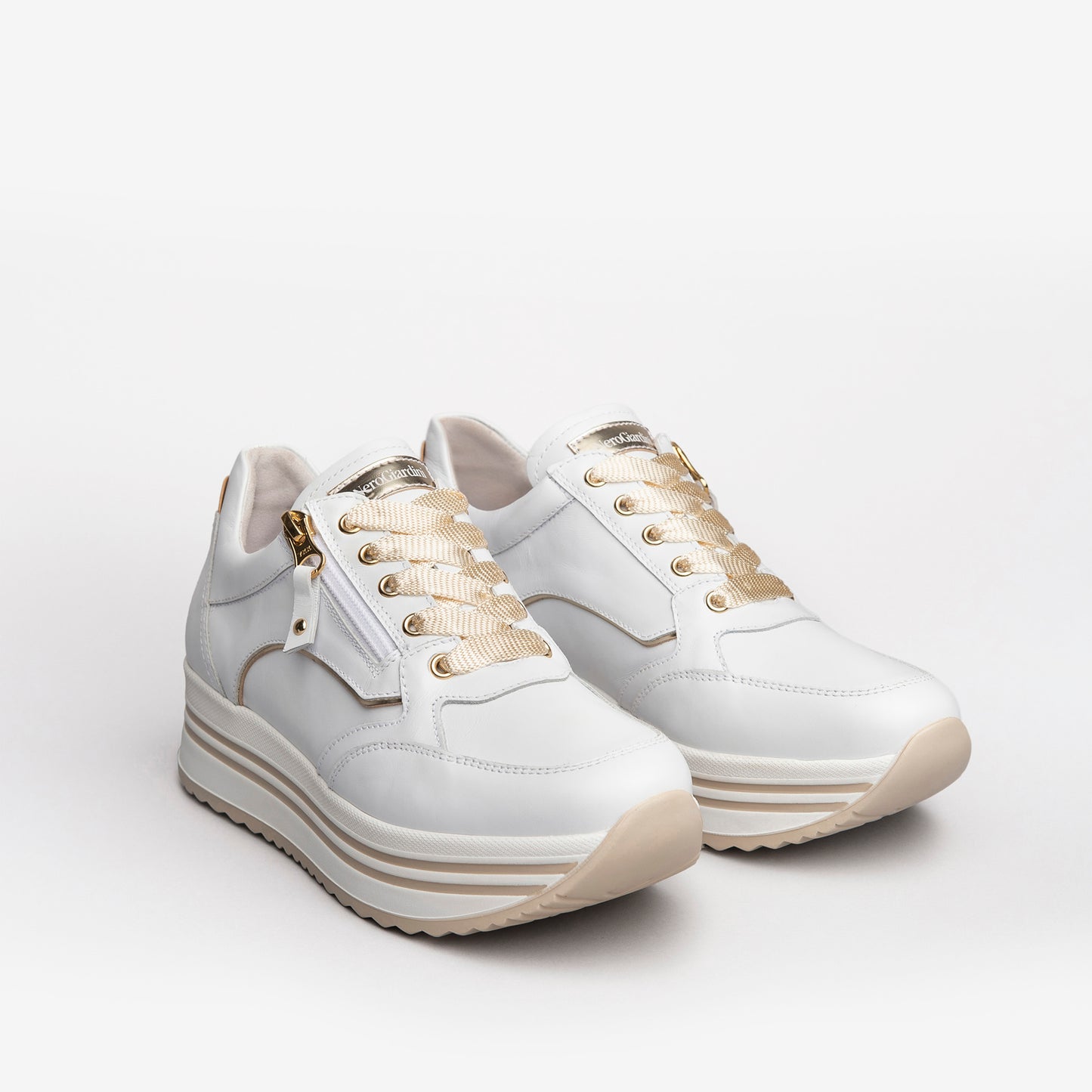 Witte Gaura-sneakers