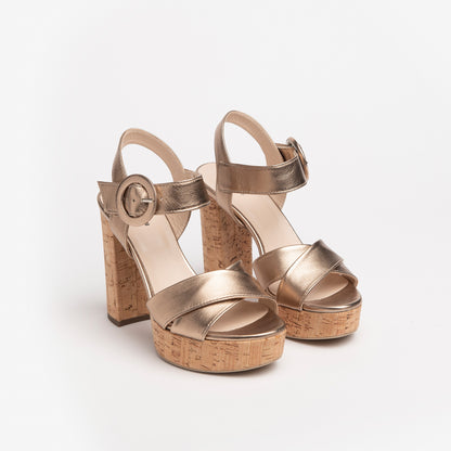 Gouden Manosque-sandalen