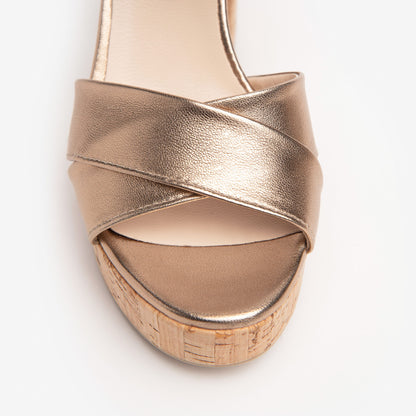 Gouden Manosque-sandalen