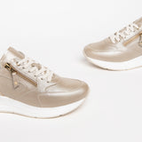Grasse gouden sneakers