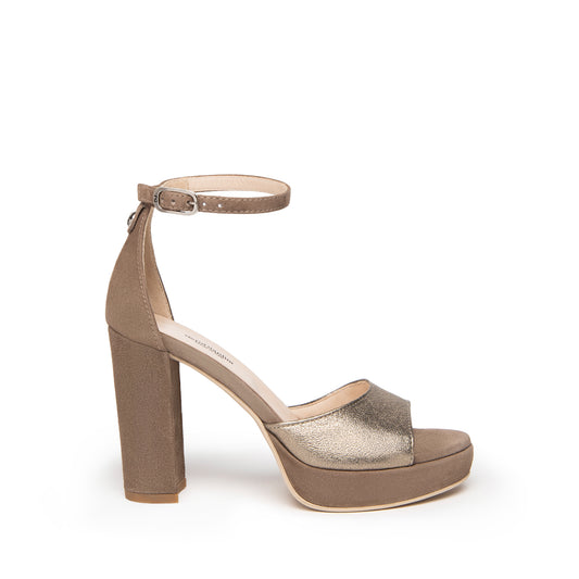 Cogolin-Sandalen in Taupe