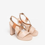 Sandales Pertuis Beiges