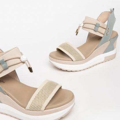 Beige Gignac-sandalen