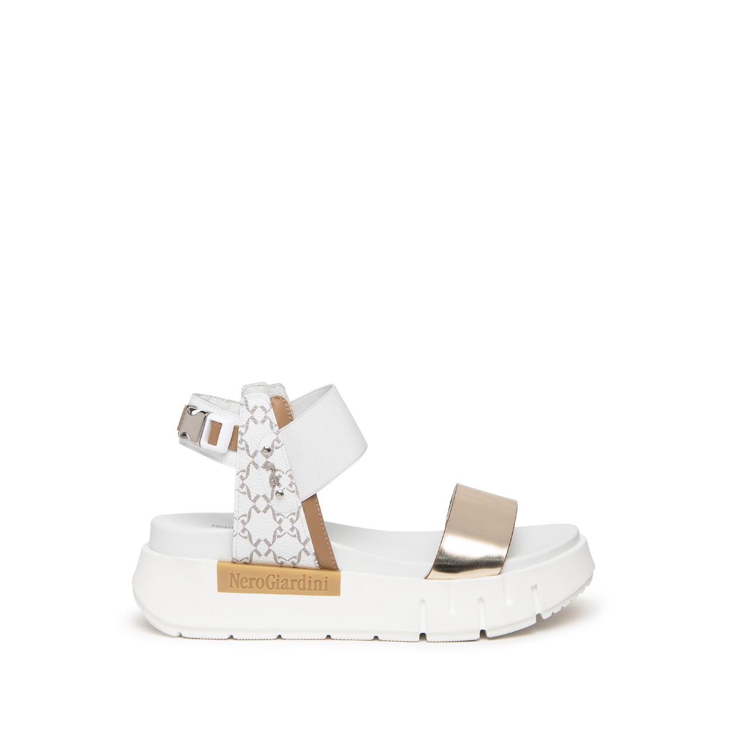 Weiße Tarascon-Sandalen