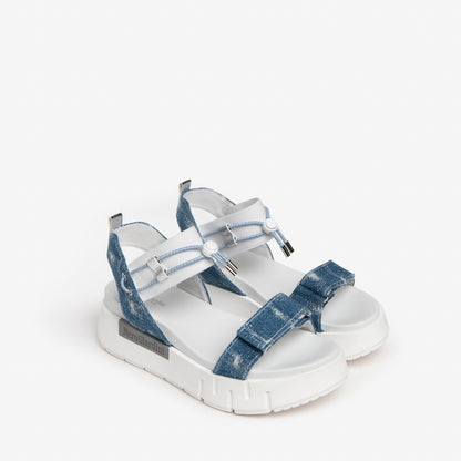 Sandales Tarascon Bleues