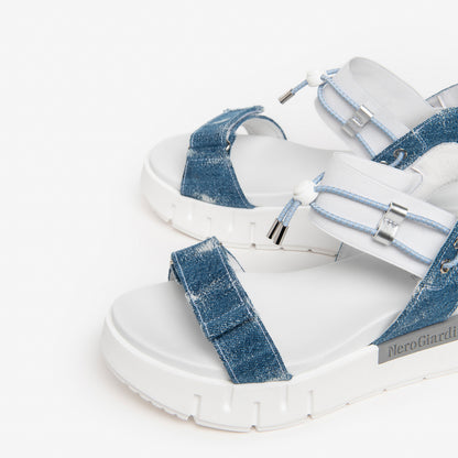 Sandales Tarascon Bleues