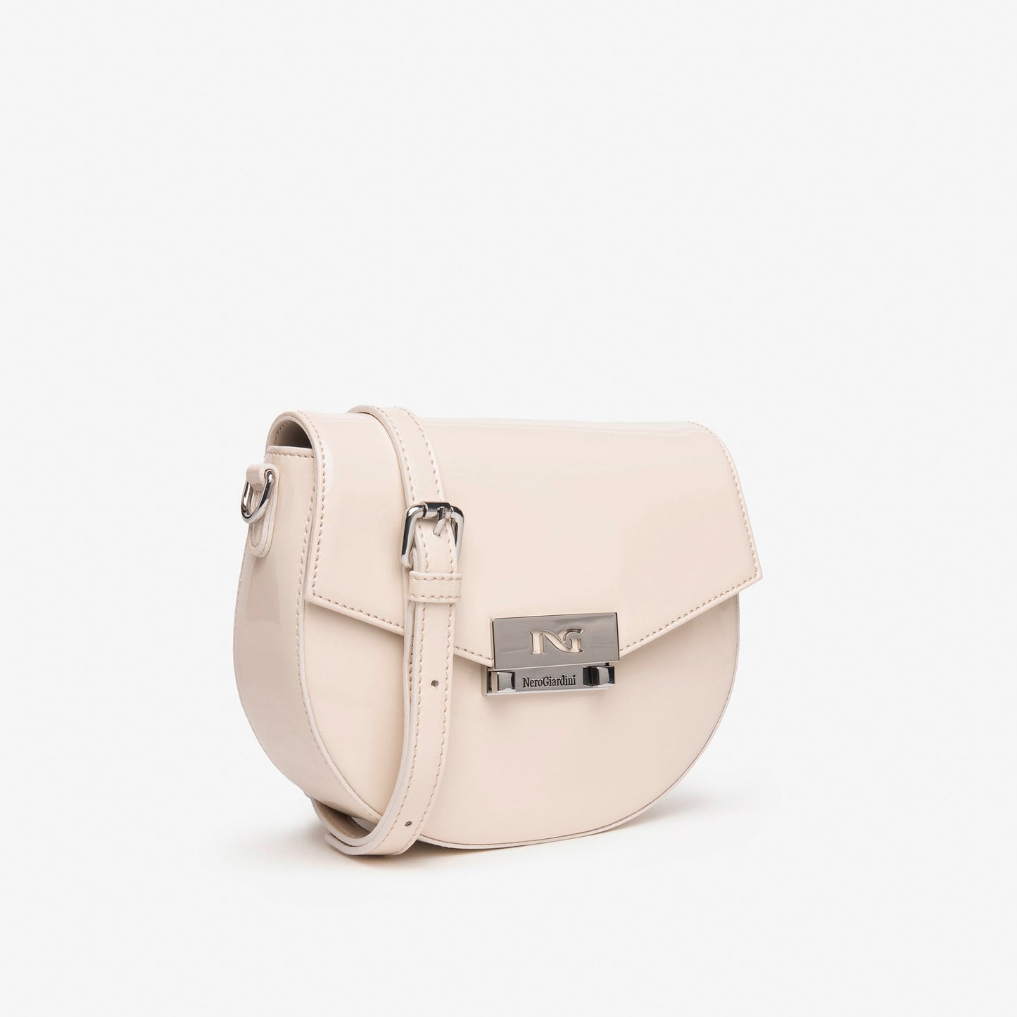 Beige Hexa-Tasche