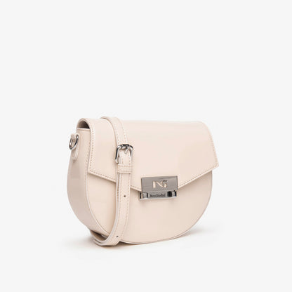 Beige Hexa-Tasche