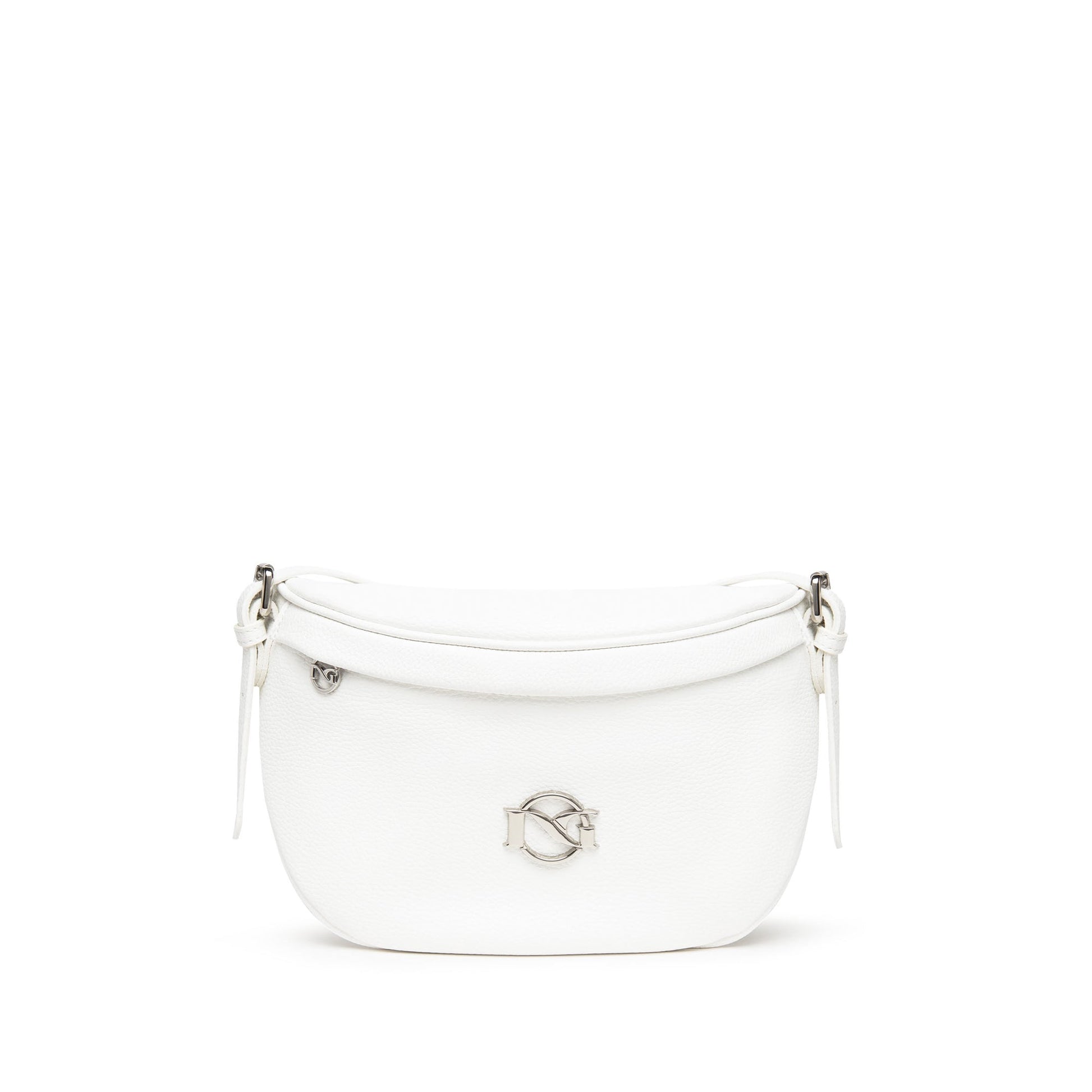 Sac Banane Blanc Nouvelle Collection printemps été 2024 Marque NeroGiardini France Chaussures Femmes Magasin Liège Grivegnée Ans Namur Eupen