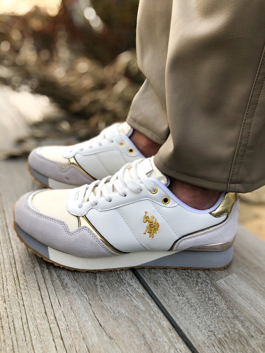 Weiße Chicago-Turnschuhe