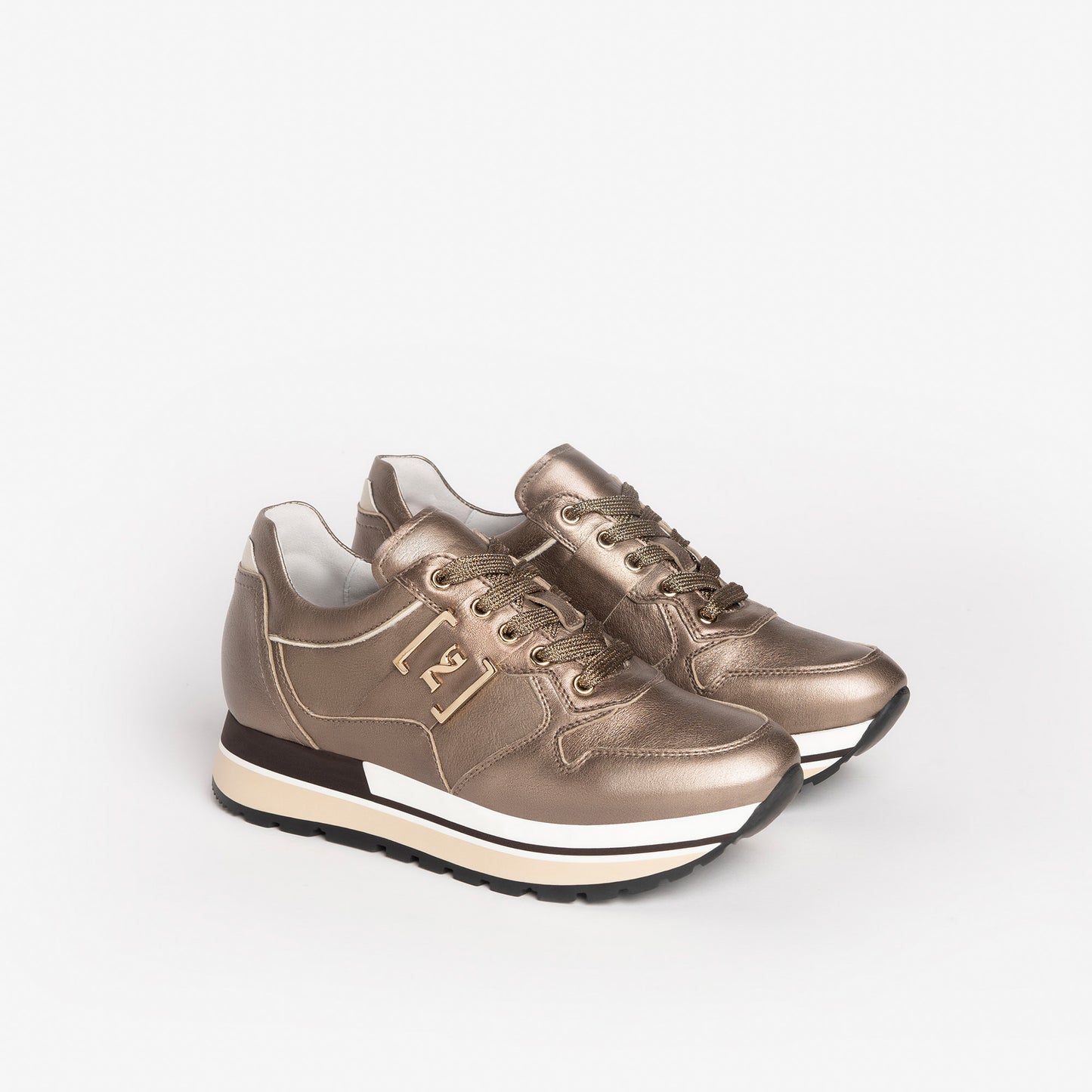 Irvine Turnschuhe Gold