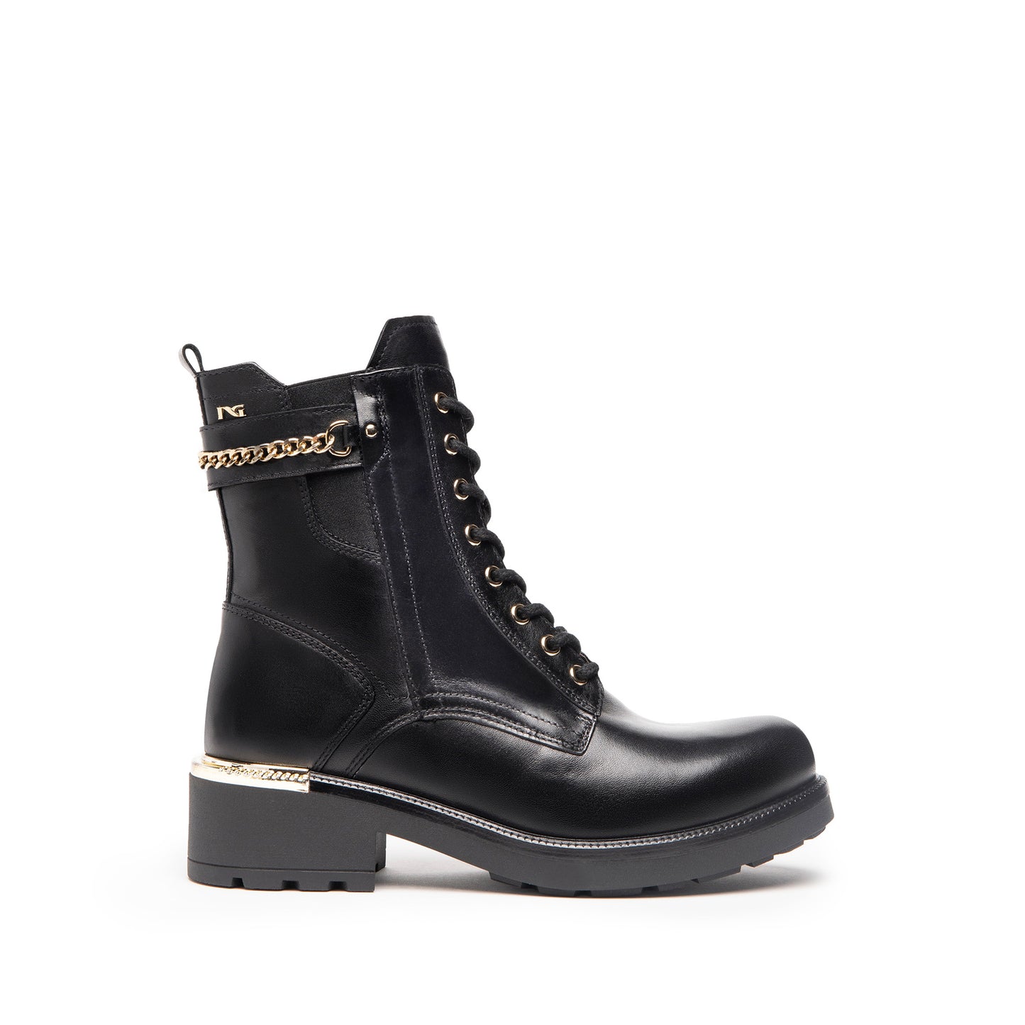 Schwarze Pomona-Stiefel