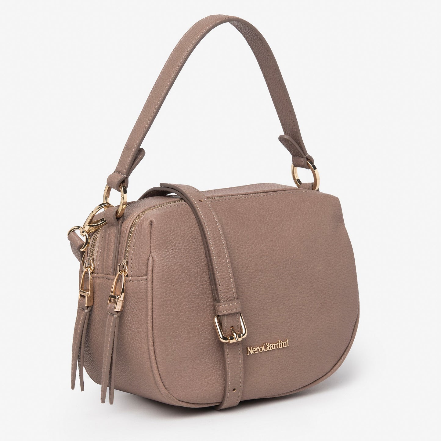 Beige Handtasche