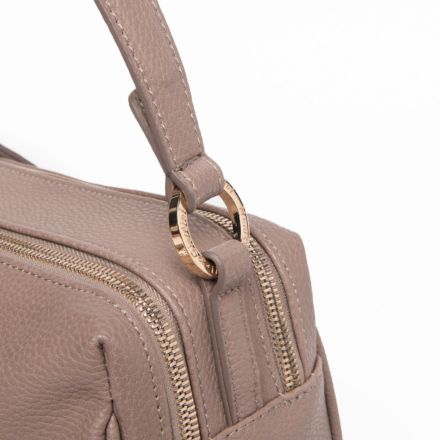 Beige Handtasche