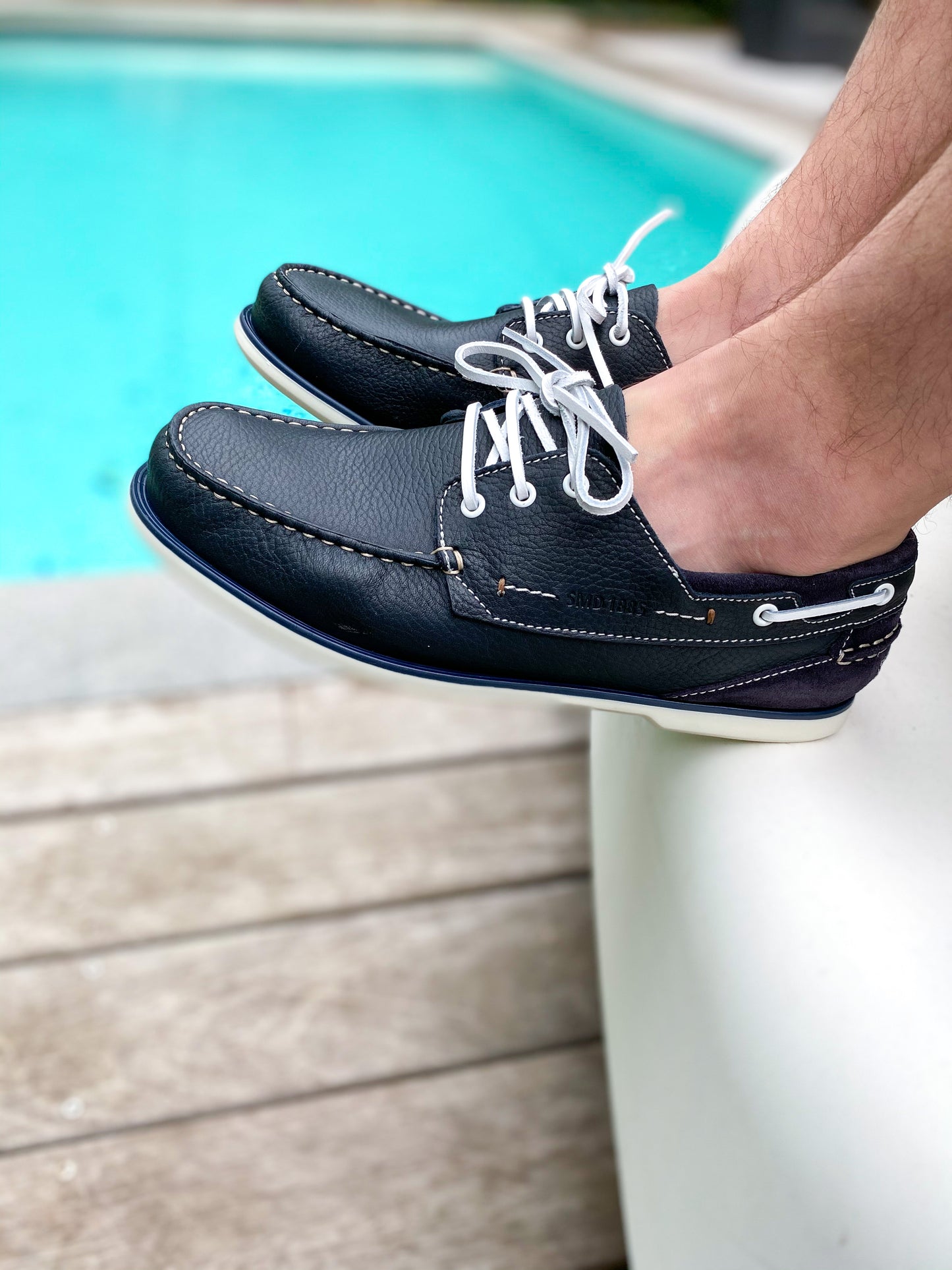 Blaue Wollongong-Loafer