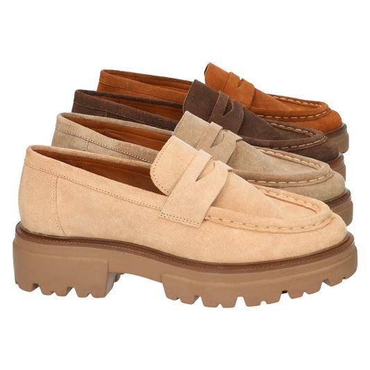 Burbank loafers taupe