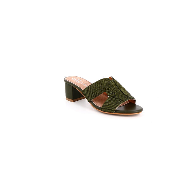 Mules Summer Kaki femmes Cassis Belgique Liège